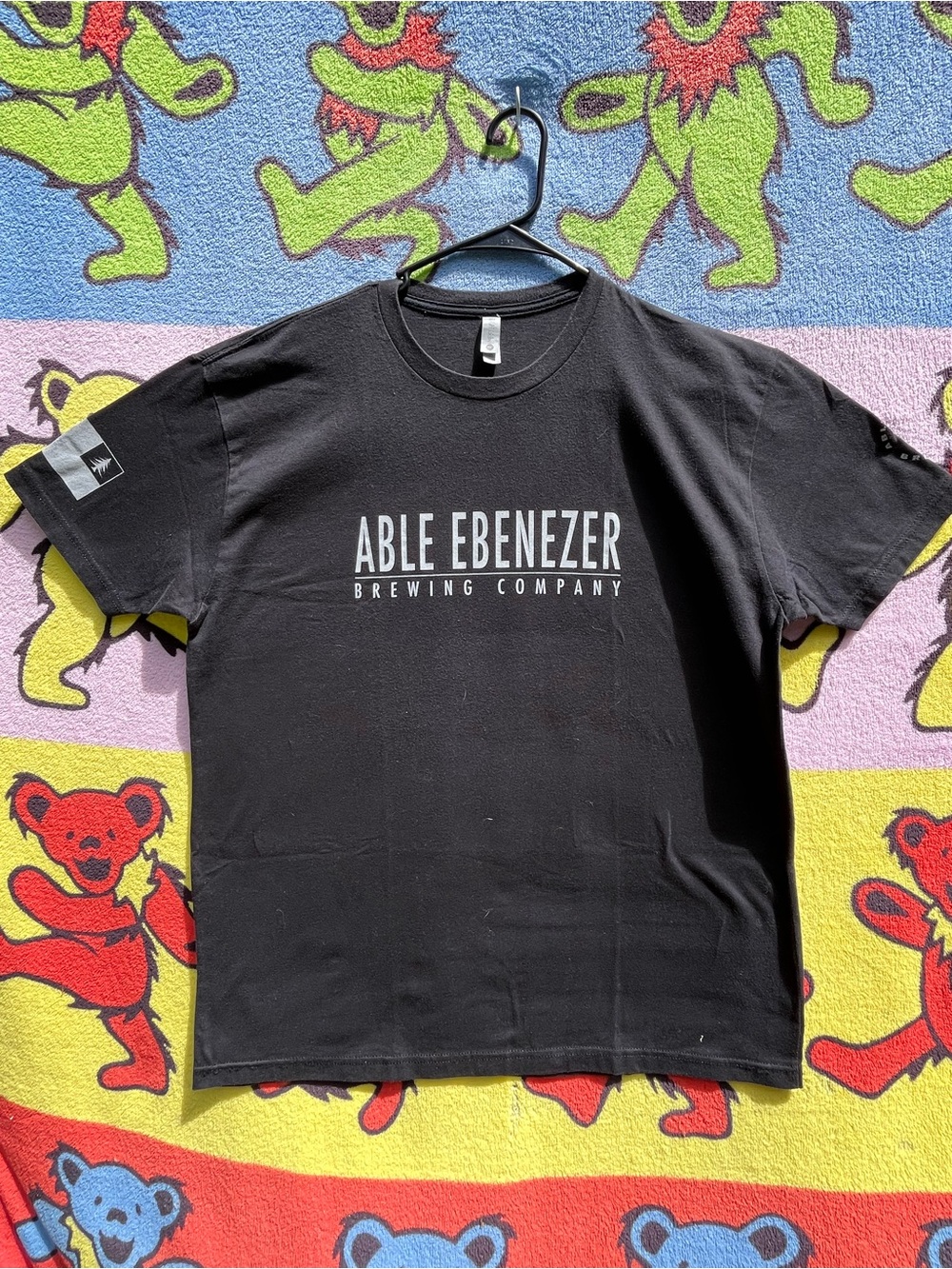 Able ebenezer brewing company craft beer Men's Black Logo T-Shirt